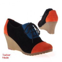 Keilabsatz - schwarz